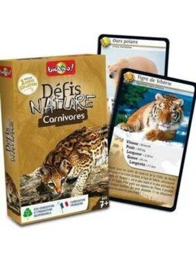 Bioviva Défis Nature - Carnivores -French Card Game New Sealed Ages 7+